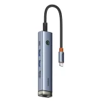 Baseus UltraJoy 5-Port HUB AIR dokkoló állomás, szürke - Image 3