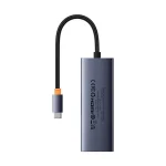 Baseus UltraJoy 5-Port HUB dokkoló állomás, szürke - Image 2