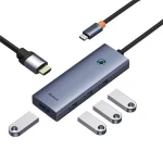 Baseus UltraJoy 5-Port HUB dokkoló állomás, szürke - Image 4