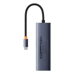 Baseus UltraJoy 6-Port HUB dokkoló állomás, szürke - Image 2