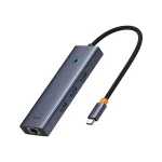Baseus UltraJoy 6-Port HUB dokkoló állomás, szürke - Image 3