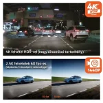 CAM MIO MiVue 956WD 4K+Full HD Menetrögzítő kamera + MiVue E40 hátsó kamera - Image 9