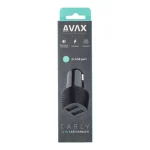 CHG AVAX CC301B CARLY 2x USB A 12W autós töltő, fekete - Image 4