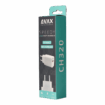 CHG AVAX CH320 SPEEDY Hálózati fali töltő USB + Type C, 20W - Image 4