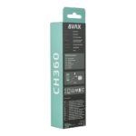 CHG AVAX CH360 SPEEDY 65W GaN hálózati töltő USB A (QC)+Type C (PD3.0), fehér - Image 5