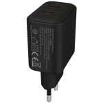 CHG AVAX CH602B SPEEDY+ 2x Type C  (PD) 45W gyors hálózati töltő, fekete - Image 4