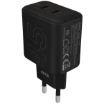CHG AVAX CH602B SPEEDY+ 2x Type C  (PD) 45W gyors hálózati töltő, fekete - Image 5