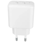 CHG AVAX CH602W SPEEDY+ 2x Type C  (PD) 45W gyors hálózati töltő, fehér - Image 3