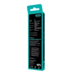 CHG AVAX CH6412 30W GaN USB-C és USB-A gyorstöltő duo szett, fehér és rózsaszín - Image 4