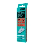 CHG AVAX CH6416 30W GaN töltő és USBC-Lightning szilikon kábel szett, világoskék - Image 2