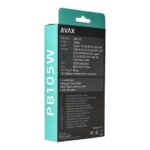 CHG AVAX PB105W MINI PD/Type-C 20W gyorstöltő Powerbank 10.000mAh, fehér - Image 9