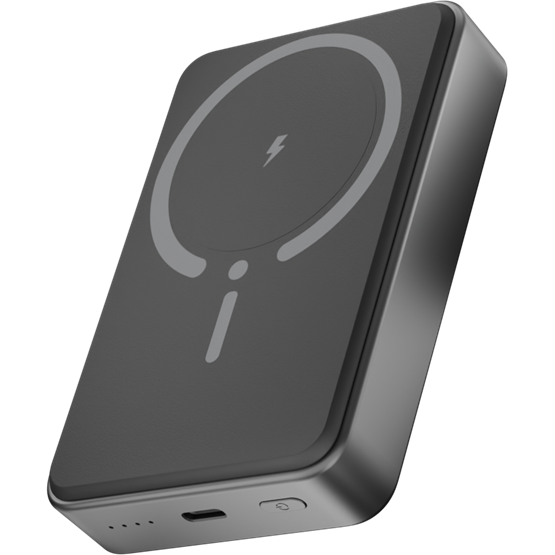 CHG AVAX PB300 FREELY 15W Mágneses Vezeték nélküli Powerbank 10.000mAh + 20W USB-C (PD3.0), fekete - Image 1