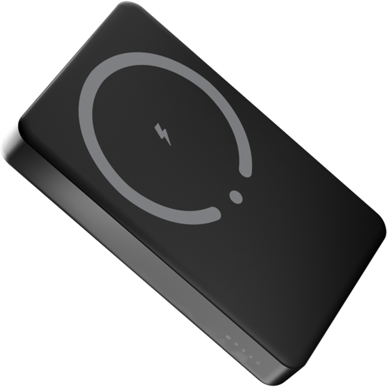 CHG AVAX PB600 FREELY+ 15W Mágneses SLIM Vezeték nélküli Powerbank 10.000mAh + 20W USB-C (PD3.0), szürke - Image 2