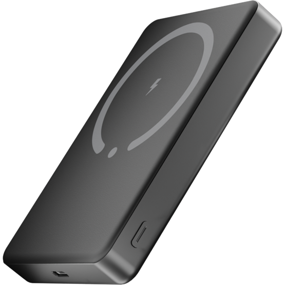 CHG AVAX PB600 FREELY+ 15W Mágneses SLIM Vezeték nélküli Powerbank 10.000mAh + 20W USB-C (PD3.0), szürke - Image 4