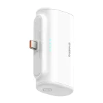 Baseus Compact gyorstöltő powerbank 5000 mAh, 20W USB Type-C csatlakozóval, fehér - Image 3