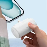 Baseus Compact gyorstöltő powerbank 5000 mAh, 20W USB Type-C csatlakozóval, fehér - Image 6