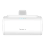Baseus Compact gyorstöltő powerbank 5000 mAh, 20W iPhone csatlakozóval, fehér