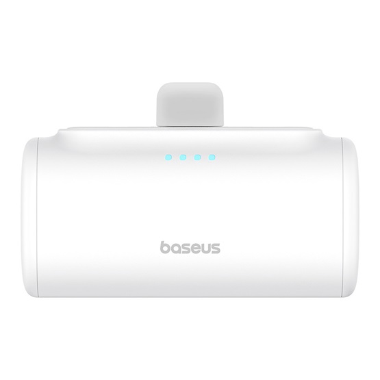 CHG Baseus Compact gyorstöltő powerbank 5000 mAh, 20W iPhone csatlakozóval, fehér