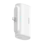 Baseus Compact gyorstöltő powerbank 5000 mAh, 20W iPhone csatlakozóval, fehér - Image 3