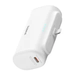 Baseus Compact gyorstöltő powerbank 5000 mAh, 20W iPhone csatlakozóval, fehér - Image 4