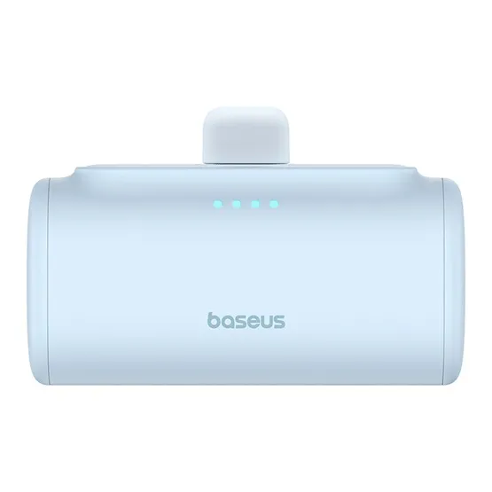 Baseus Compact gyorstöltő powerbank 5000 mAh, 20W iPhone csatlakozóval, kék