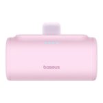 CHG Baseus Compact gyorstöltő powerbank 5000 mAh, 20W iPhone csatlakozóval, rózsaszín