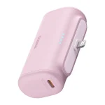 Baseus Compact gyorstöltő powerbank 5000 mAh, 20W iPhone csatlakozóval, rózsaszín - Image 4