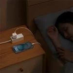 Baseus GaN5 Mini hálózati gyorstöltő 20W, USB Type-C, fehér + 100W USB Type-C, 1m kábel - Image 7