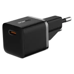 Baseus GaN5 Mini hálózati gyorstöltő 20W, USB Type-C, fekete + 100W USB Type-C, 1m kábel - Image 4