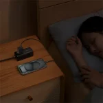 Baseus GaN5 Mini hálózati gyorstöltő 20W, USB Type-C, fekete + 100W USB Type-C, 1m kábel - Image 7