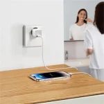 Baseus GaN5 Mini hálózati gyorstöltő 20W, USB Type-C, fehér - Image 5