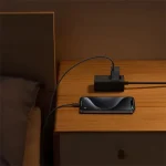 Baseus GaN5 Mini hálózati gyorstöltő 30W, USB Type-C, fekete + 100W USB Type-C, 1m kábel - Image 6