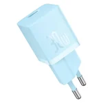 Baseus GaN5 Mini hálózati gyorstöltő 30W, USB Type-C, kék - Image 4
