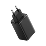 Baseus GaN6 Pro hálózati gyorstöltő 65W, 2×USB Type-C + 2×USB Type-A, fekete + 100W USB Type-C, 1m kábel - Image 7