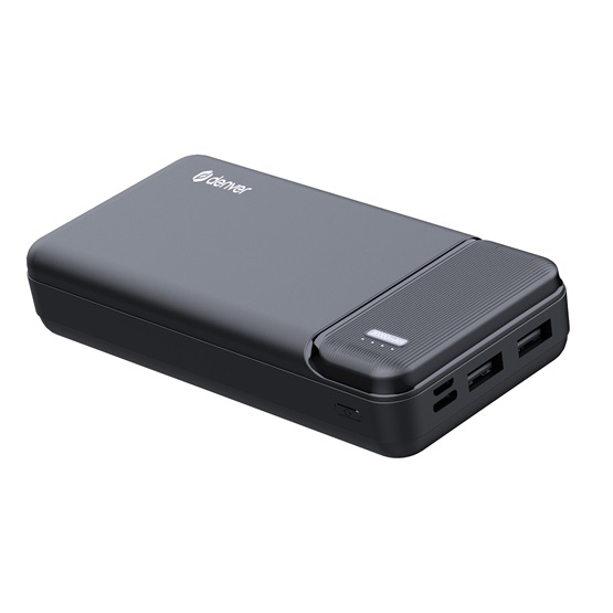 CHG DENVER PBS-20007 20 000 mAh Micro-USB+USB-C power bank - fekete - Bemutató termék