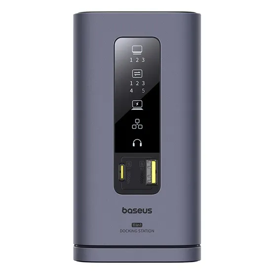 Baseus Spacemate 11-in-1 HUB és töltőállomás, szürke