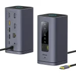 Baseus Spacemate 11-in-1 HUB és töltőállomás, szürke - Image 3