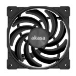 FAN Akasa - Case Fan - 12cm - Alucia XS12 Black - AK-FN122-BK - Image 2