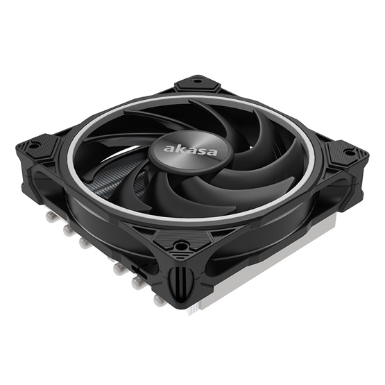 FAN Akasa SOHO H6L - Intel LGA1700 alacsony profilú CPU-hűtő, aRGB - AK-CC4025HP01 - Image 3