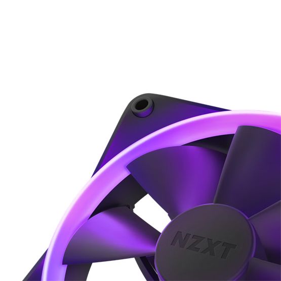 FAN NZXT F120 RGB 3IN1 - 120mm - fekete - RF-R12TF-B1 - Image 3