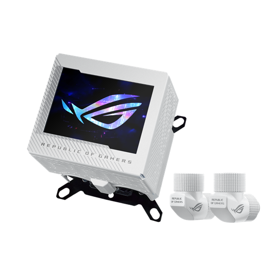 Fan ASUS ROG RYUJIN III WB WHT - Vízhűtő pumpa - Fehér - Image 3