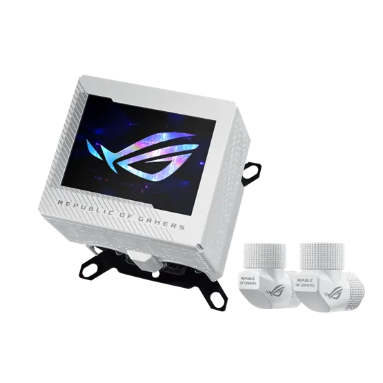 Fan ASUS ROG RYUJIN III WB WHT - Vízhűtő pumpa - Fehér - Image 3