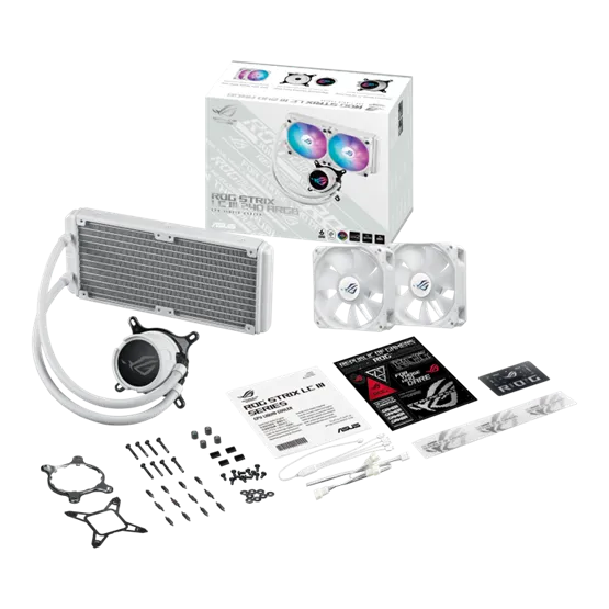 Fan ASUS ROG STRIX LC III 240 - ARGB WHT - Vízhűtés - Image 5