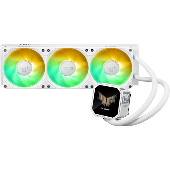 Fan ASUS TUF GAMING LC III 360 - ARGB LCD White Edition - Vízhűtés - Fehér - Image 1