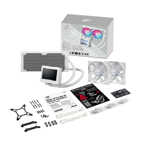 Fan Asus ROG RYUJIN III 240 - ARGB - Vízhűtés - Fehér - Image 5