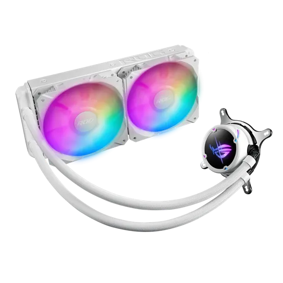 Fan Asus ROG STRIX LC II 240 ARGB - Vízhűtés - fehér