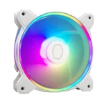 Fan Cooler Master - Case Fan - 12cm - MasterFan MF120 Halo2 - Fehér - MFL-B2DW-213P2-R2 - Image 2