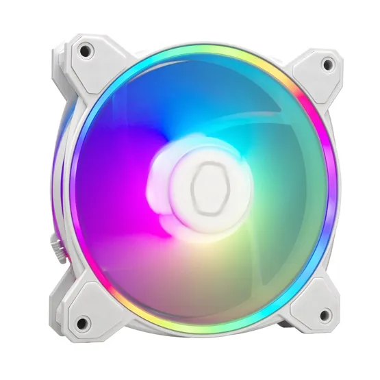 Fan Cooler Master - Case Fan - 12cm - MasterFan MF120 Halo2 - Fehér - MFL-B2DW-213P2-R2 - Image 2