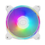 Fan Cooler Master - Case Fan - 12cm - MasterFan MF120 Halo2 - Fehér - MFL-B2DW-213P2-R2 - Image 4