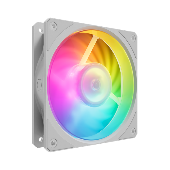 Fan Cooler Master - Case Fan - 12cm - Mobius 120P ARGB White 3-Pack Fan Kit - MFZ-M2DW-243P2-R1 - Image 2